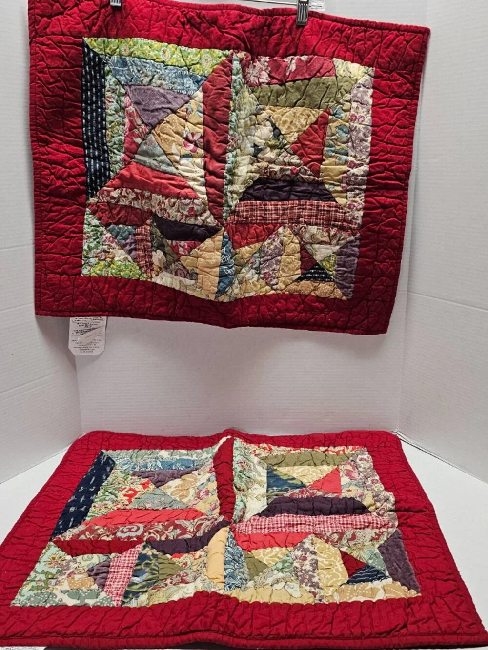 1 NEW Pottery Barn Bandana Patchwork Standard Sham Pillow Cover Quilt 1291152